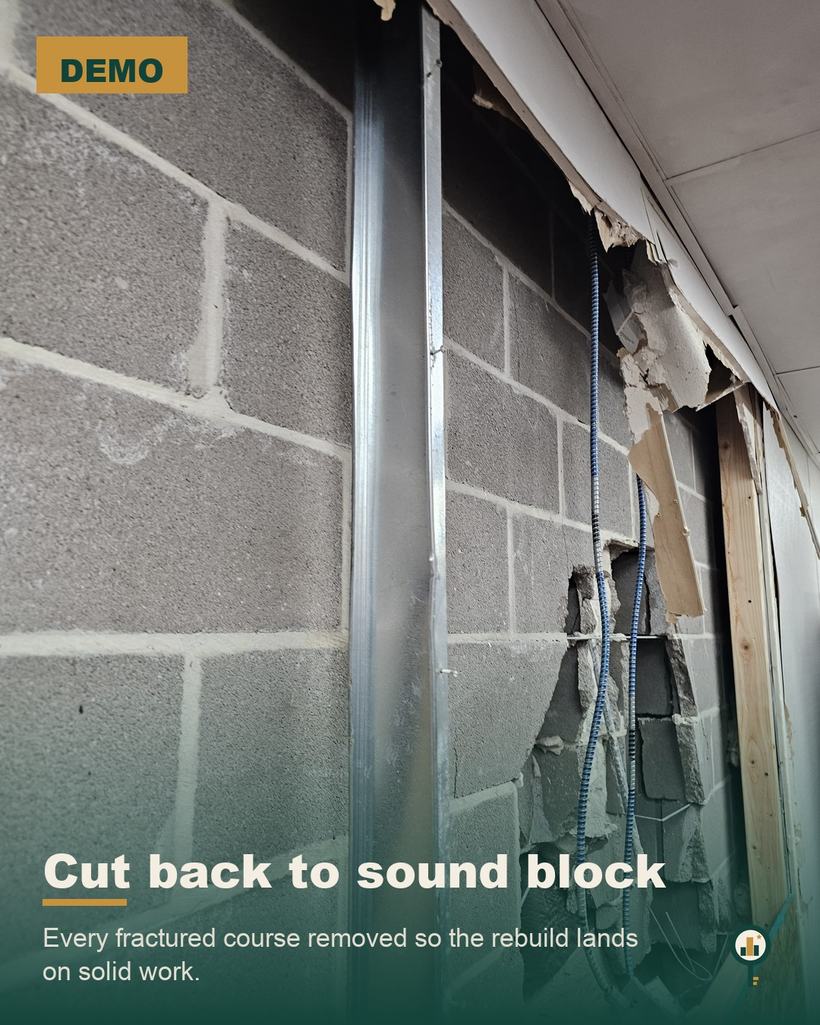 Vehicle impact repair on an occupied restaurant — slide 6
