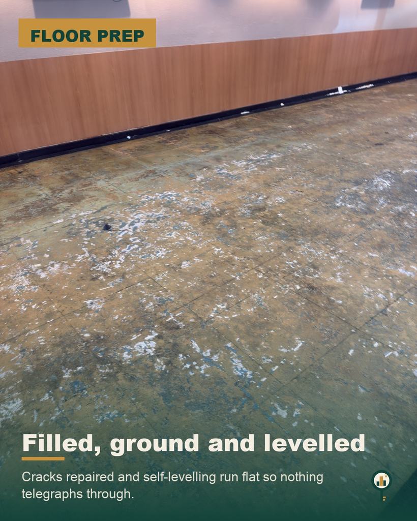 Restaurant slab repair and refresh — slide 5