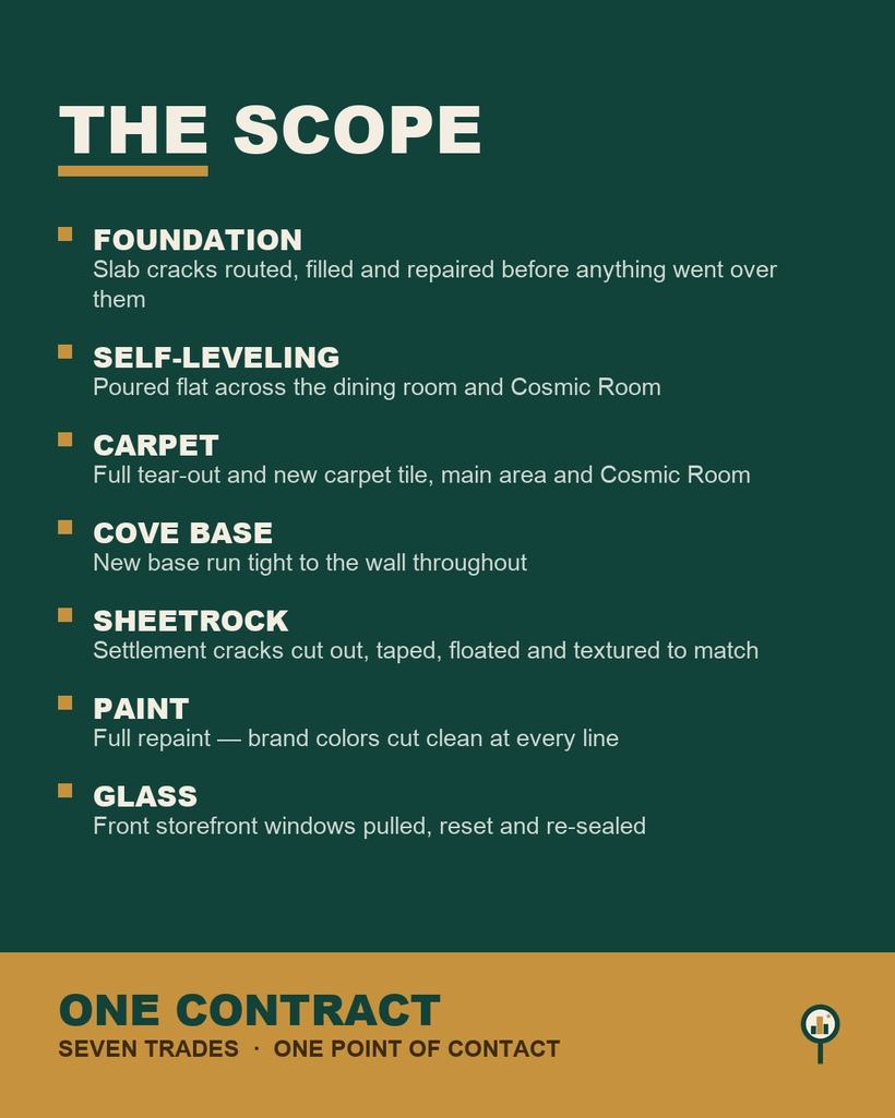 Restaurant slab repair and refresh — slide 10