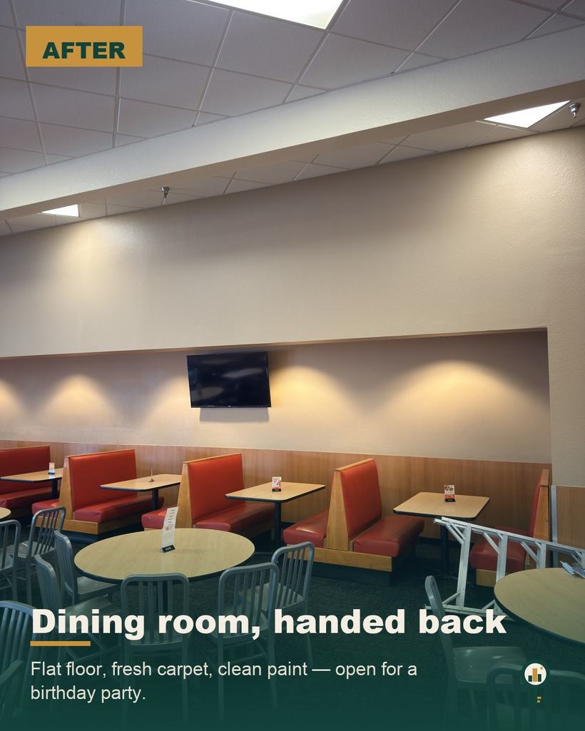 Restaurant slab repair and refresh — slide 11