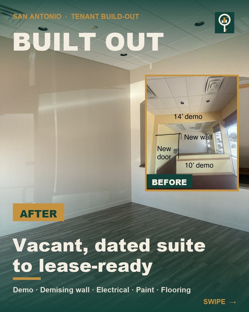 Tenant suite build-out — slide 1