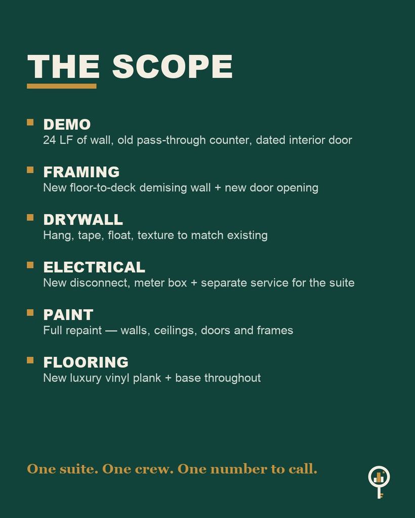Tenant suite build-out — slide 5